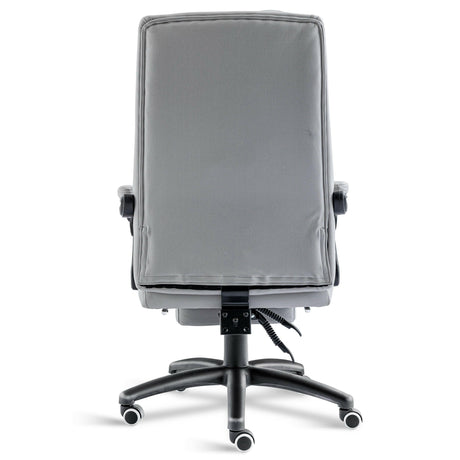 Desk chairs with soft fabric upholstery, offering a cozy and comfortable seating experience.