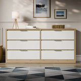 Skova Large 6 Chest of Drawers - Wide Bedroom Dresser