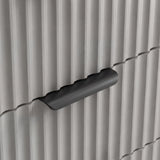 Flutrina Painted Tall Chest of 5 Drawers with Metal Handles