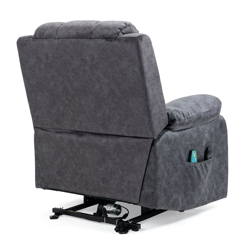 velvet recliner arm chair