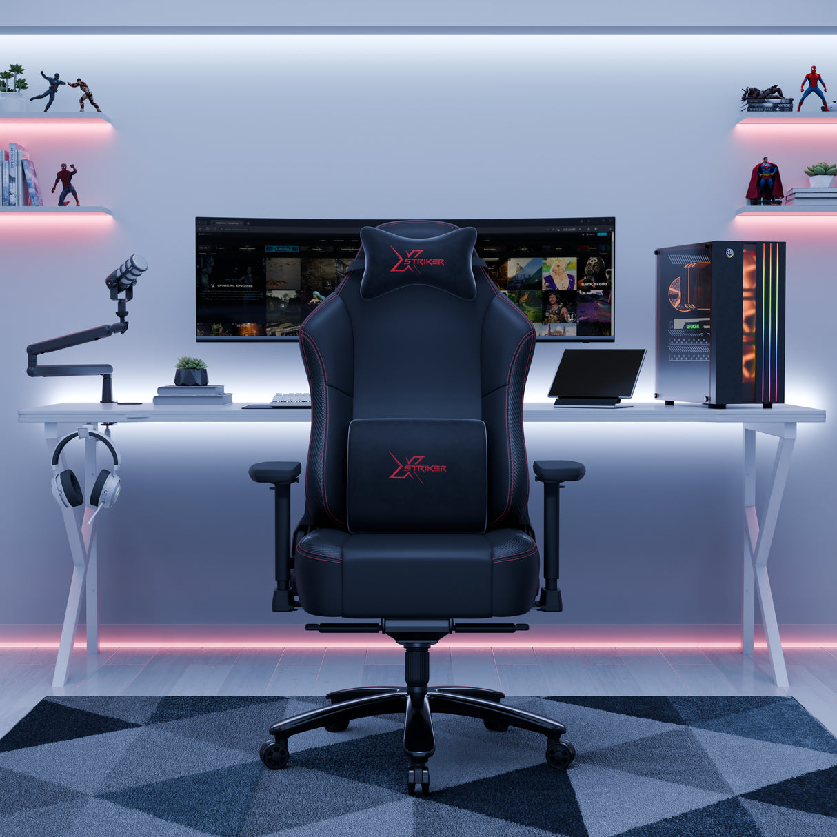 Xstriker Adult Gaming Chair - Home Office Ergonomic Computer Desk Chair