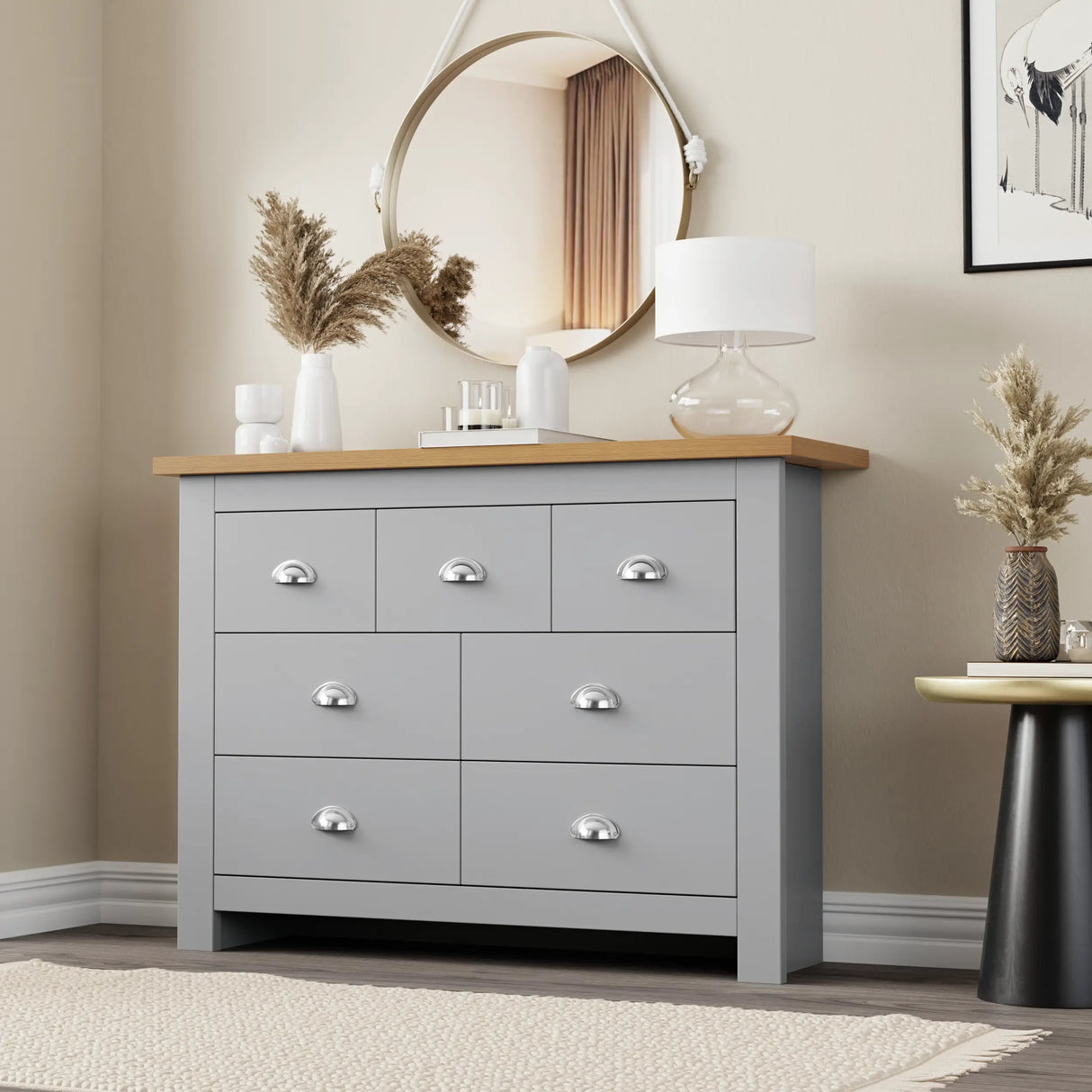 Shaker Wardrobe And Chest of Drawers - 3 Piece Bedroom Set