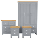 Shaker 4 Piece Bedroom Set - Wardrobe and Chest of Drawers
