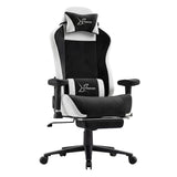 Xstriker Velvet Gaming Chair with Footrest – Wide Ergonomic Chair