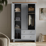 Shaker 4 Piece Bedroom Set - Wardrobe and Chest of Drawers