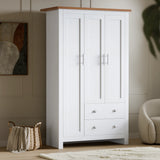 Shaker 4 Piece Bedroom Set - Wardrobe and Chest of Drawers