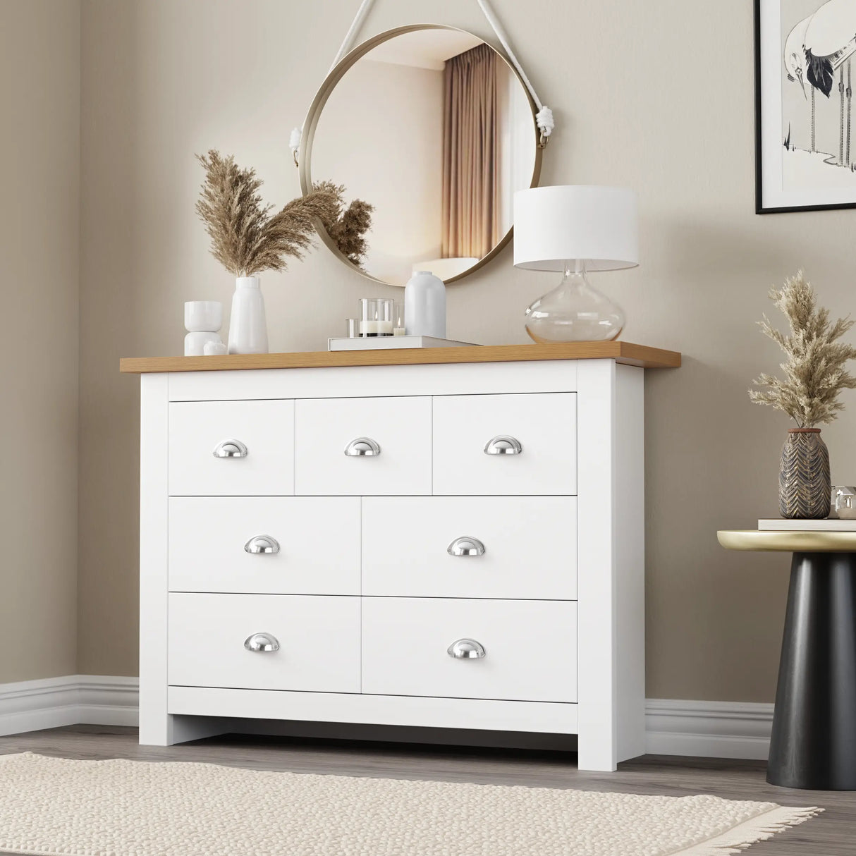 Shaker Wardrobe And Chest of Drawers - 3 Piece Bedroom Set