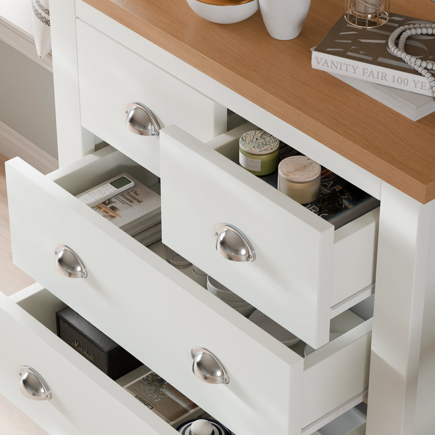2 over 2 Chest of Drawers Bedroom - Chester Drawers