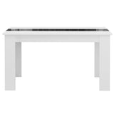 Modern Dining Table Set With 6 Padded Chairs – Multiple Colours