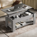 Lift top Coffee Table with Storage | Lift up Center Table 100cm Wide