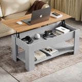 Lift top Coffee Table with Storage | Lift up Center Table 100cm Wide