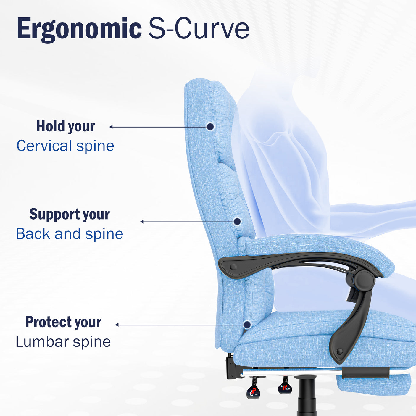 Ergonomic Chair | Executive Reclining Swivel Office Chair