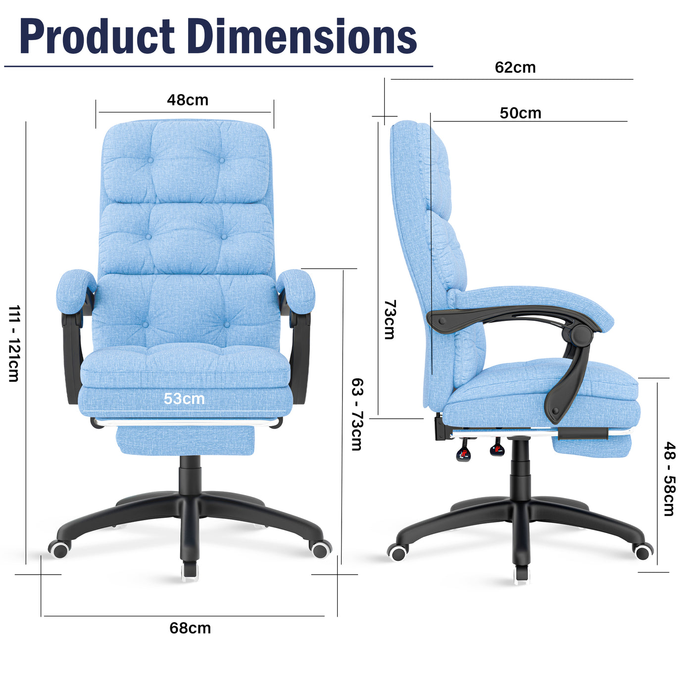 Ergonomic Chair | Executive Reclining Swivel Office Chair