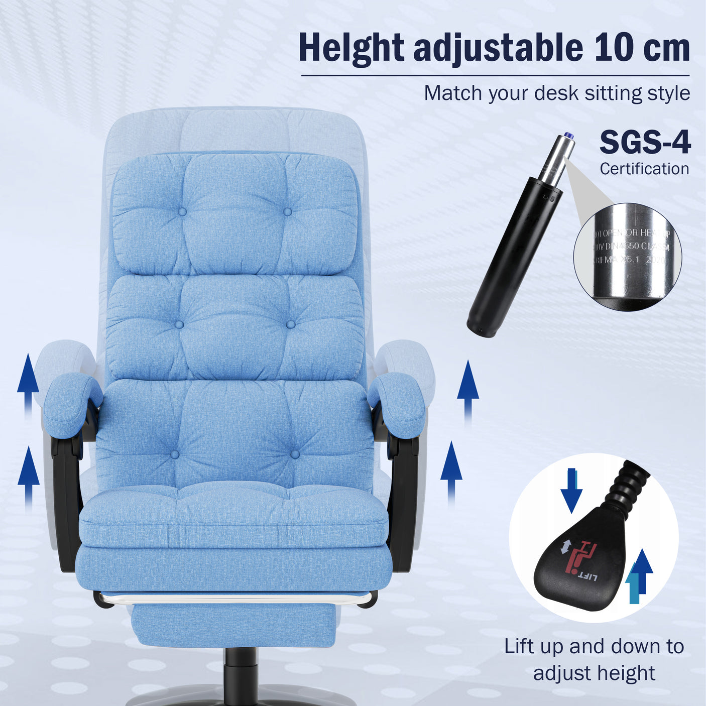 Stylish Executive Office Chair | Ergonomic Reclining Chair