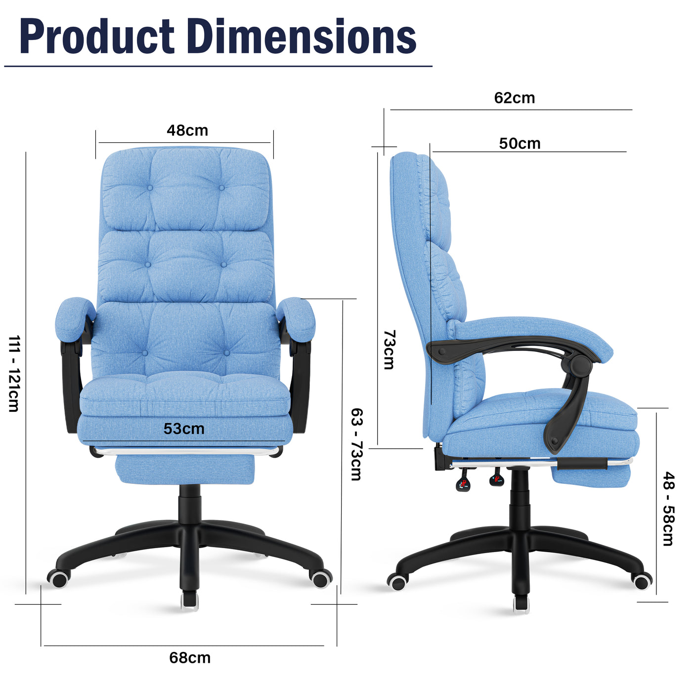 Stylish Executive Office Chair | Ergonomic Reclining Chair