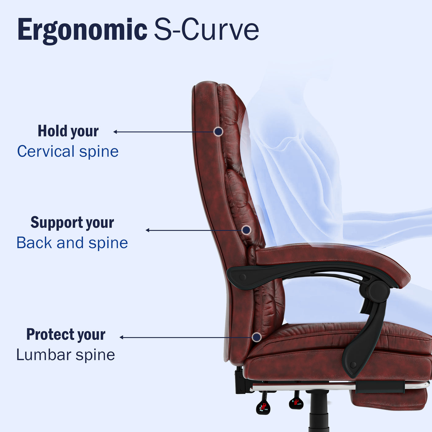 Stylish Executive Office Chair | Ergonomic Reclining Chair