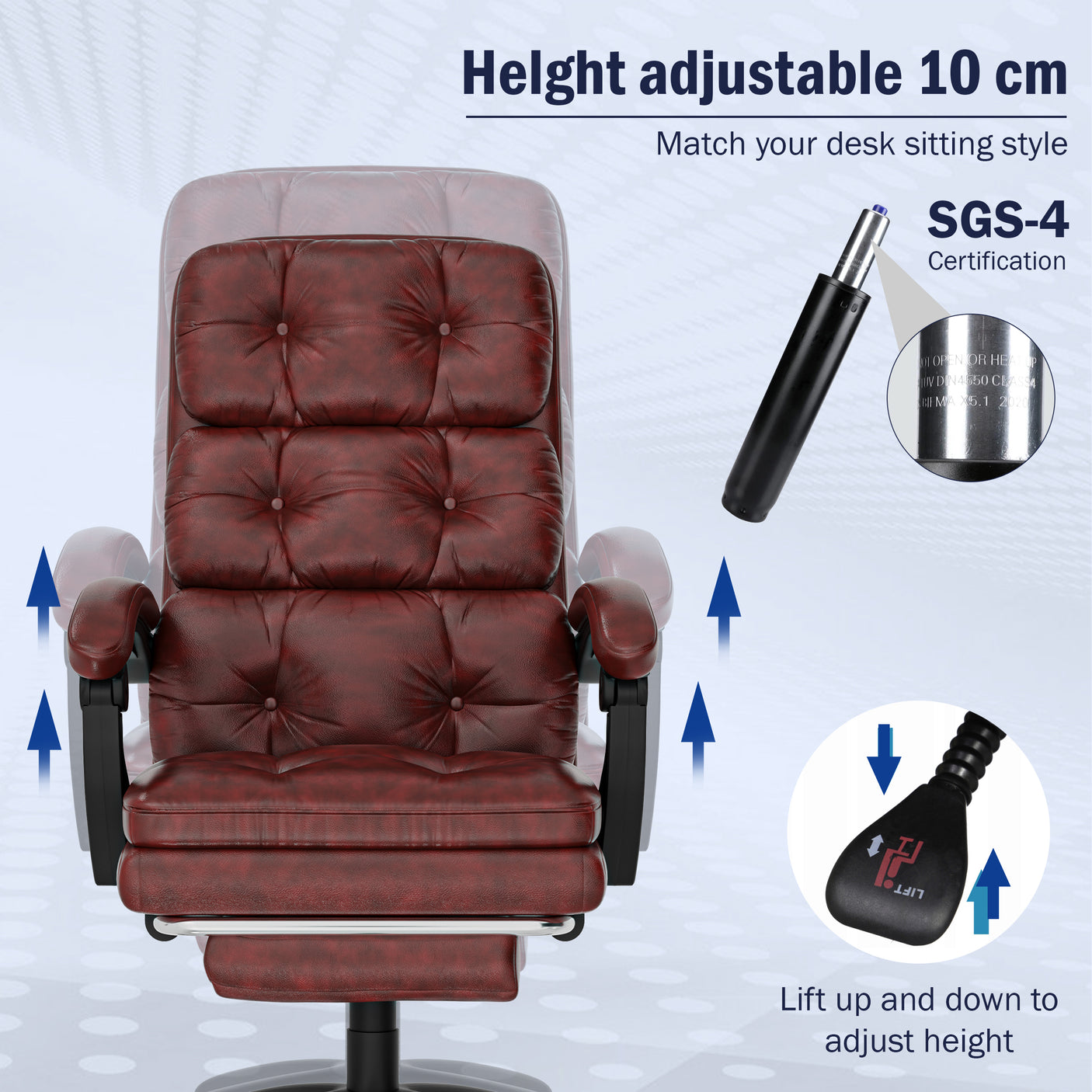 Stylish Executive Office Chair | Ergonomic Reclining Chair