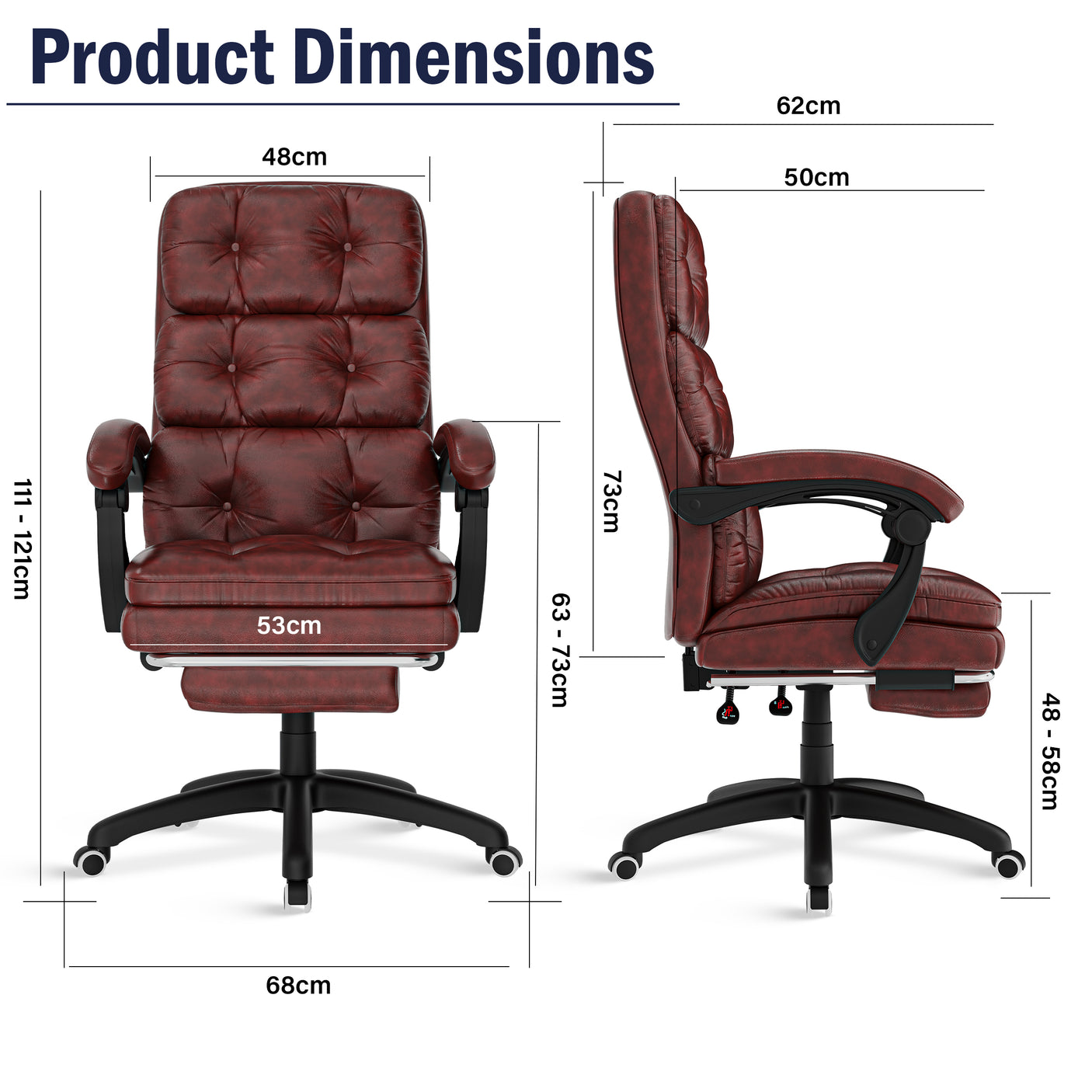 Ergonomic Chair | Executive Reclining Swivel Office Chair