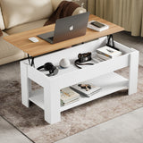 Lift top Coffee Table with Storage | Lift up Center Table 100cm Wide