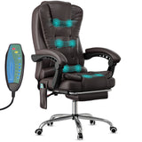 Executive Office Chair 8 Point Massage Leather Office Chair