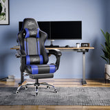 Xstriker Gaming Chair With Footrest - PC Desk Chair For Home or Office