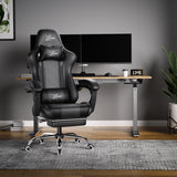 Xstriker Gaming Chair With Footrest - PC Desk Chair For Home or Office