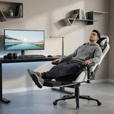 Xstriker Velvet Gaming Chair with Footrest – Wide Ergonomic Chair