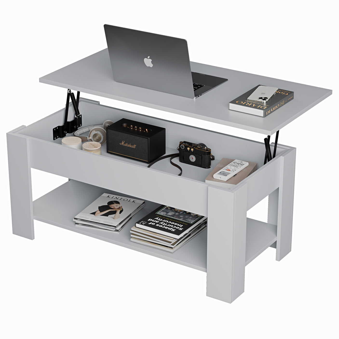 Blisswood Lift Up Modern Coffee Table with Storage
