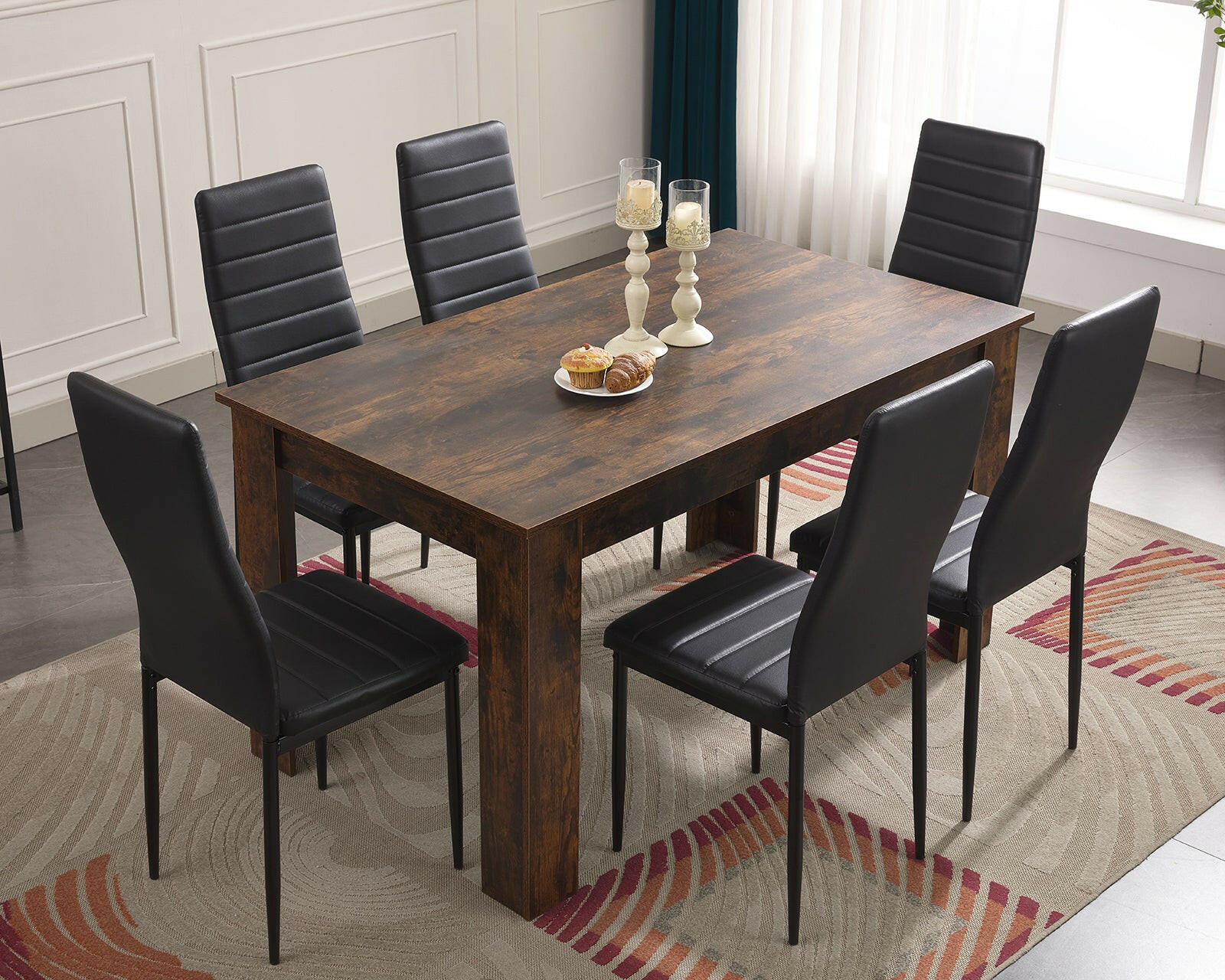 dining room table and chairs