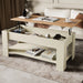 Lift Top Storage Coffee Table | Lift Up Modern Tea Table 120cm Wide