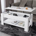 Lift Top Storage Coffee Table | Lift Up Modern Tea Table 120cm Wide