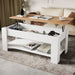 Lift Top Storage Coffee Table | Lift Up Modern Tea Table 120cm Wide