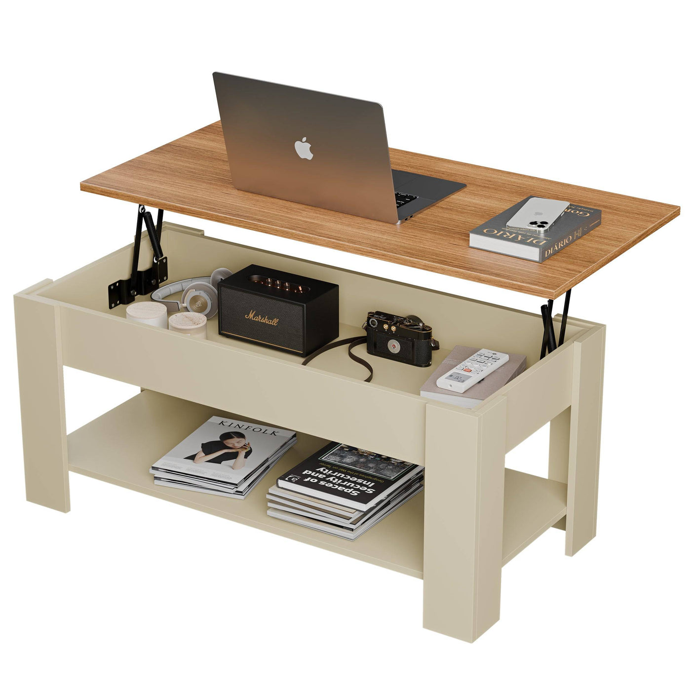 Blisswood Lift Up Modern Coffee Table with Storage