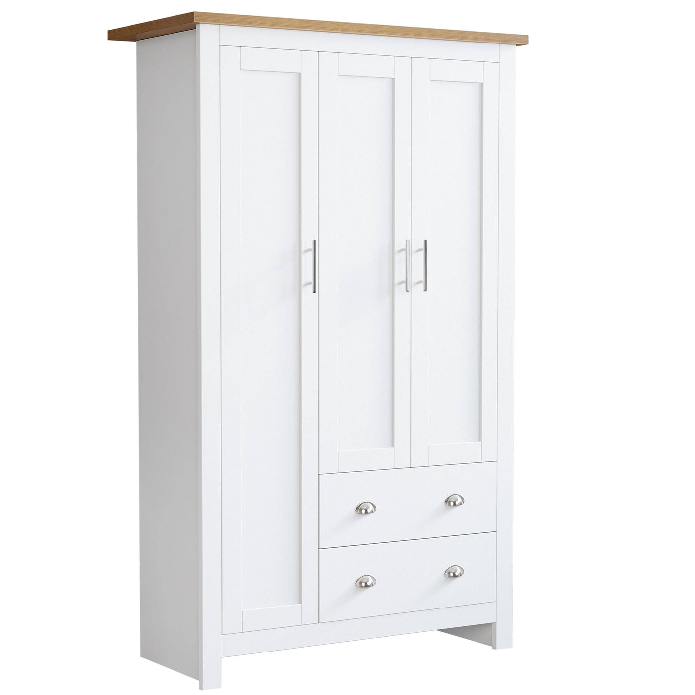 Shaker 4 Piece Bedroom Set - Wardrobe and Chest of Drawers