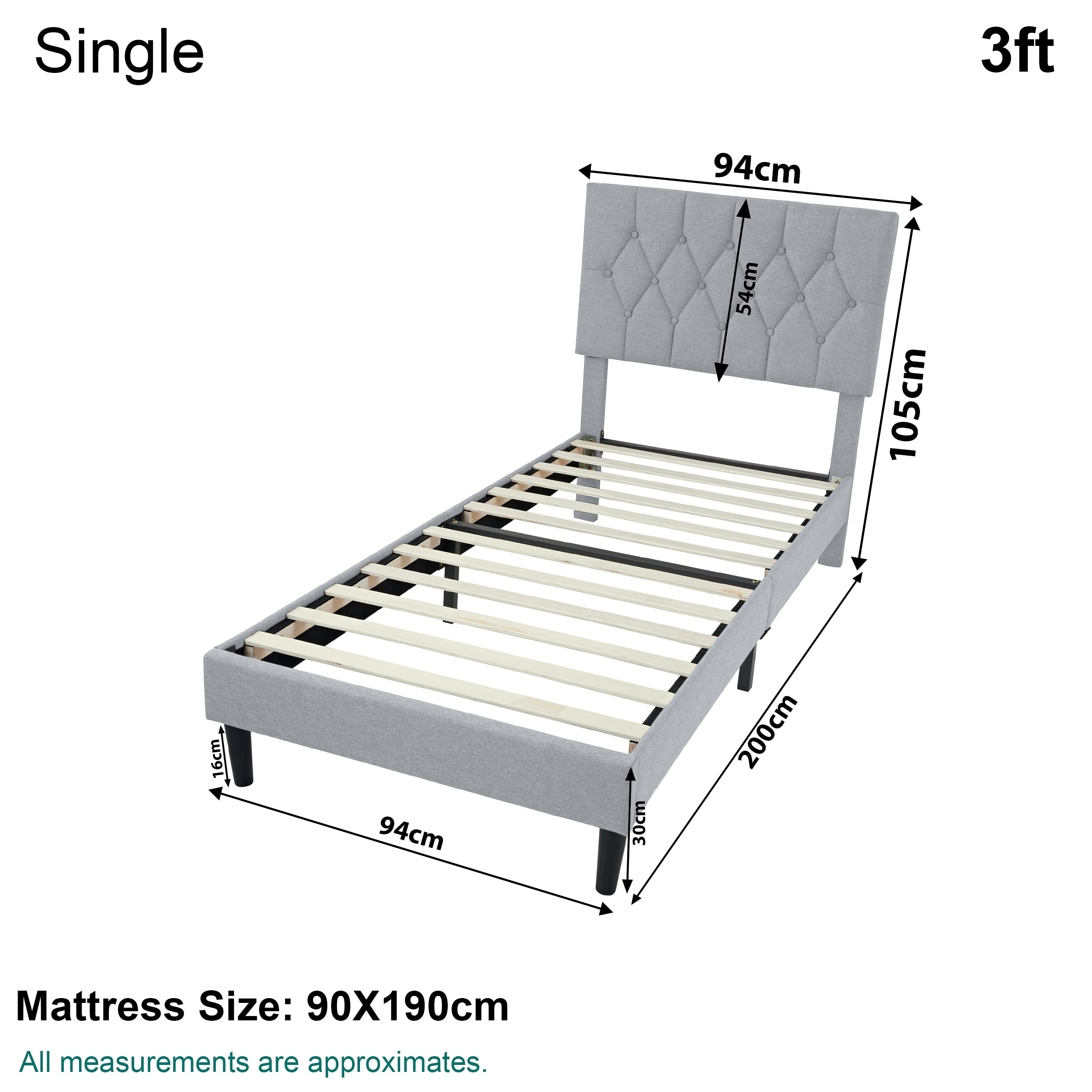 double bed frame