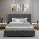 Velvet Ottoman Storage Bed - Sunrise Ottoman Bed Frame