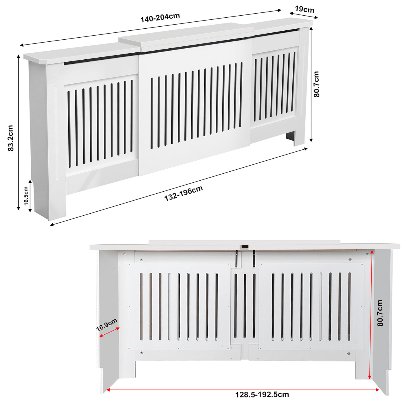 Blisswood Adjustable Radiator Covers
