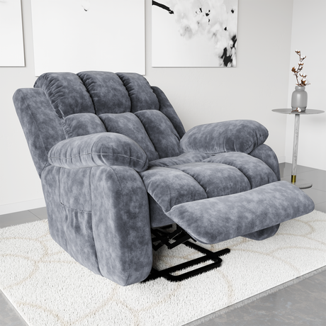 Stylish armchair recliner with plush cushioning, adjustable backrest, and durable upholstery.