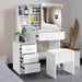 Dressing Table with Storage, Drawers and Mirror - Vanity Makeup Table