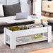 Lift Top Storage Coffee Table | Lift Up Modern Tea Table 120cm Wide