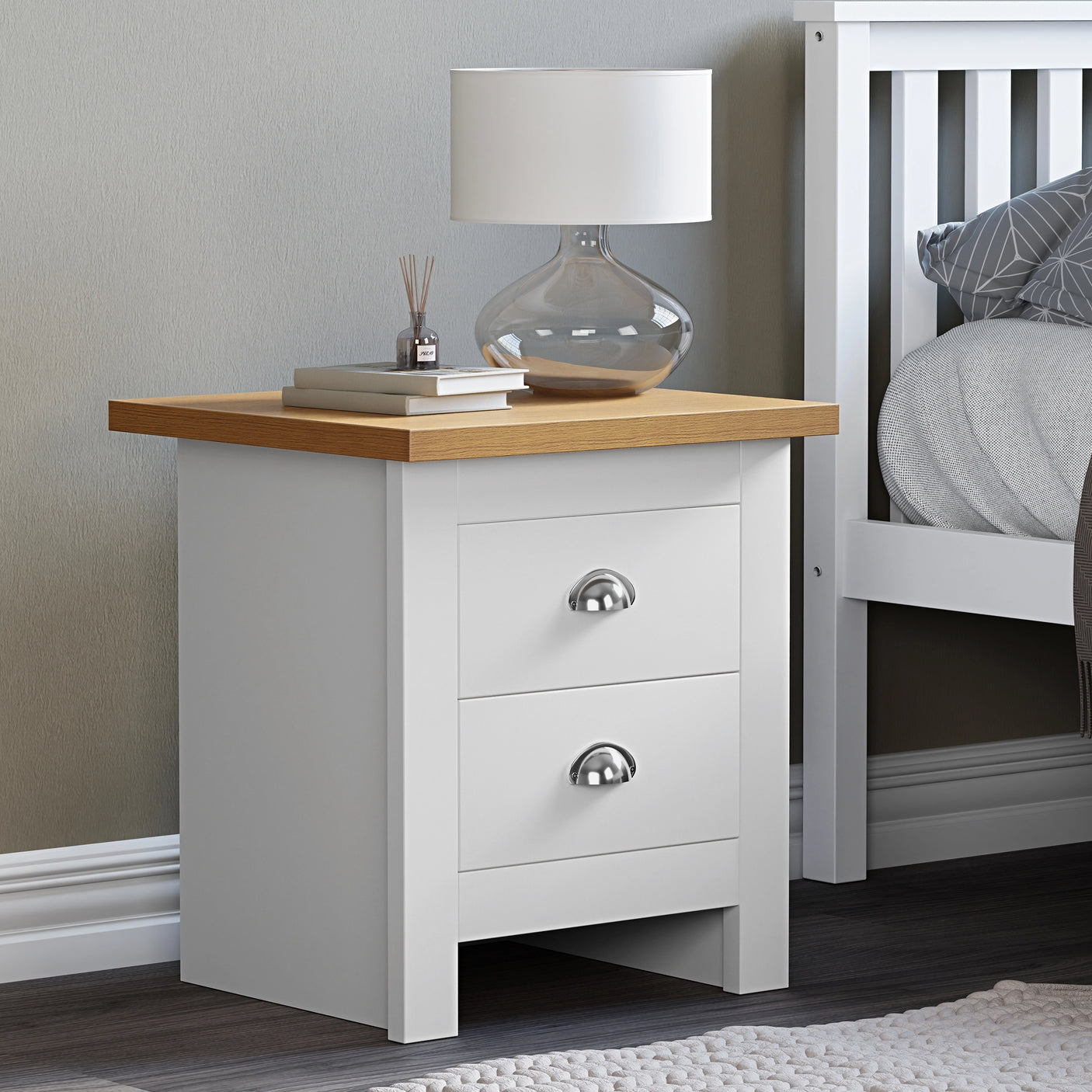 Shaker 4 Piece Bedroom Set - Wardrobe and Chest of Drawers