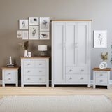 Shaker 4 Piece Bedroom Set - Wardrobe and Chest of Drawers