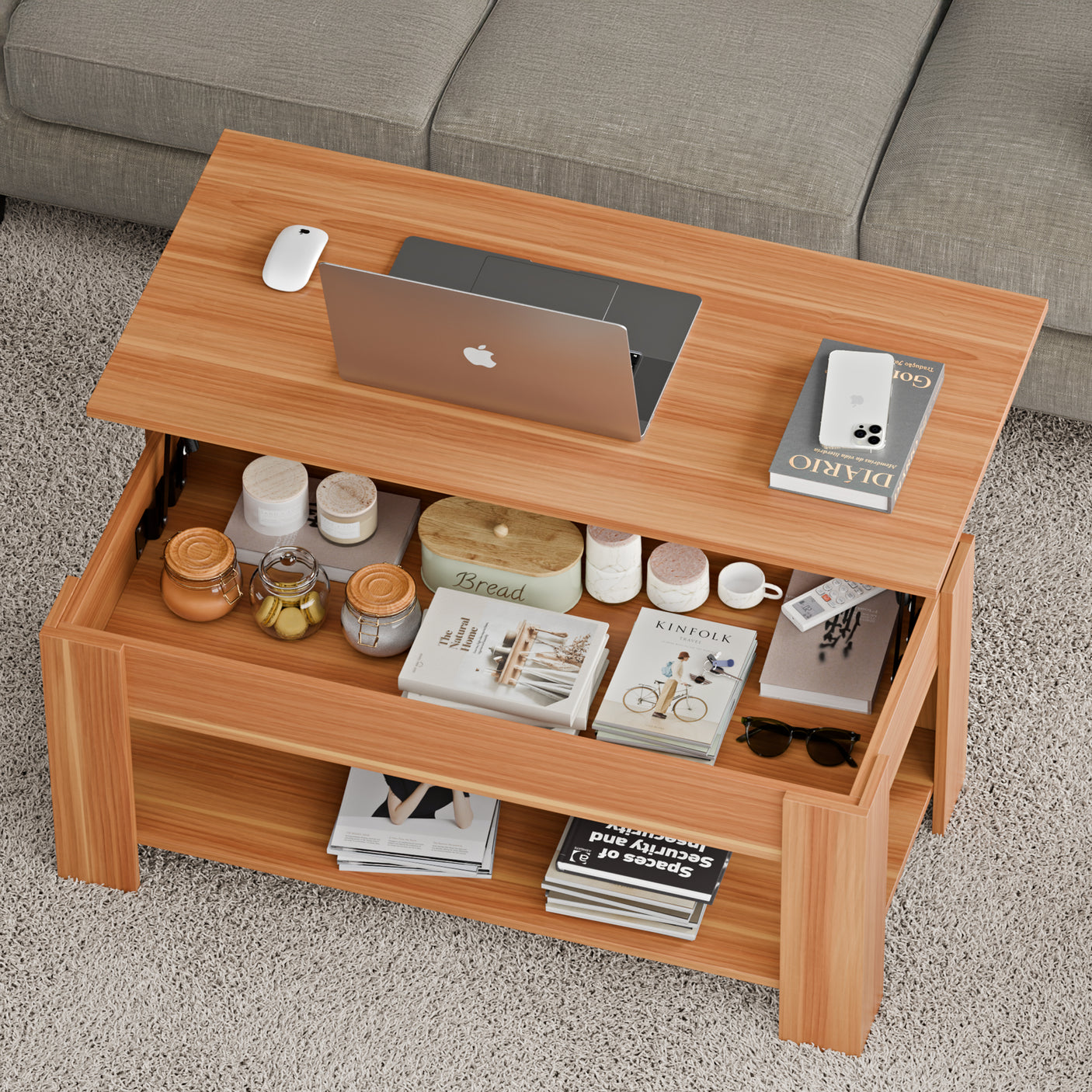 Blisswood Lift-Top Coffee Table With Storage