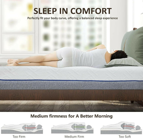  Best cool gel memory foam mattress, offering perfect body alignment for a better sleep experience.