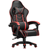 Best gaming chair company with red accents, ergonomic design, and adjustable features.