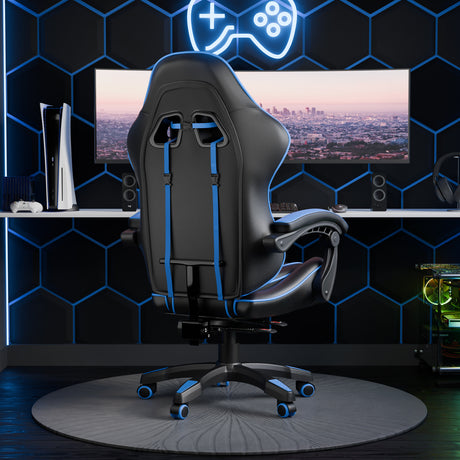 Best gaming chair for tall person with ergonomic support and adjustable features.