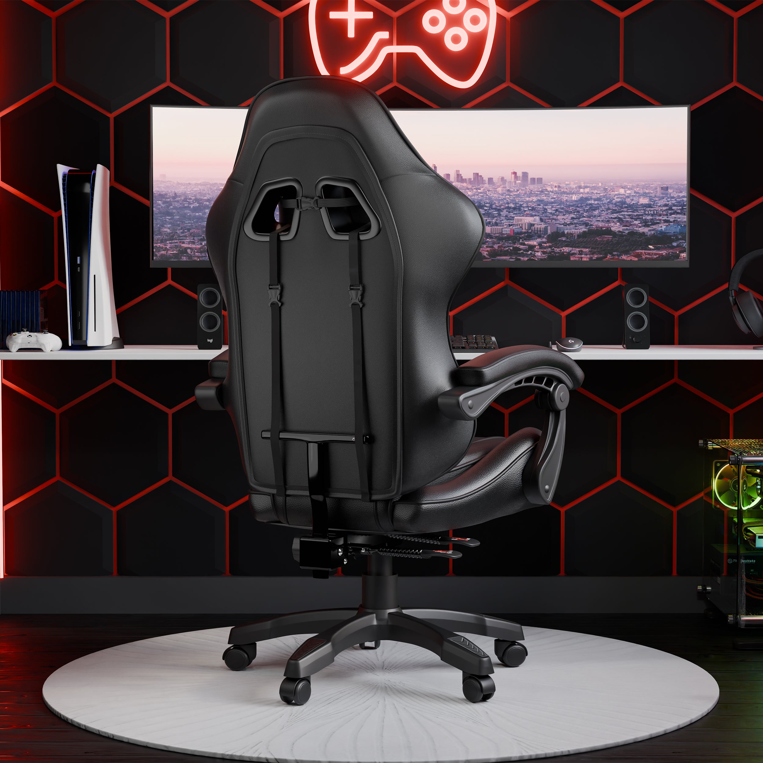 Best gaming chair under 100 with ergonomic design and adjustable features.