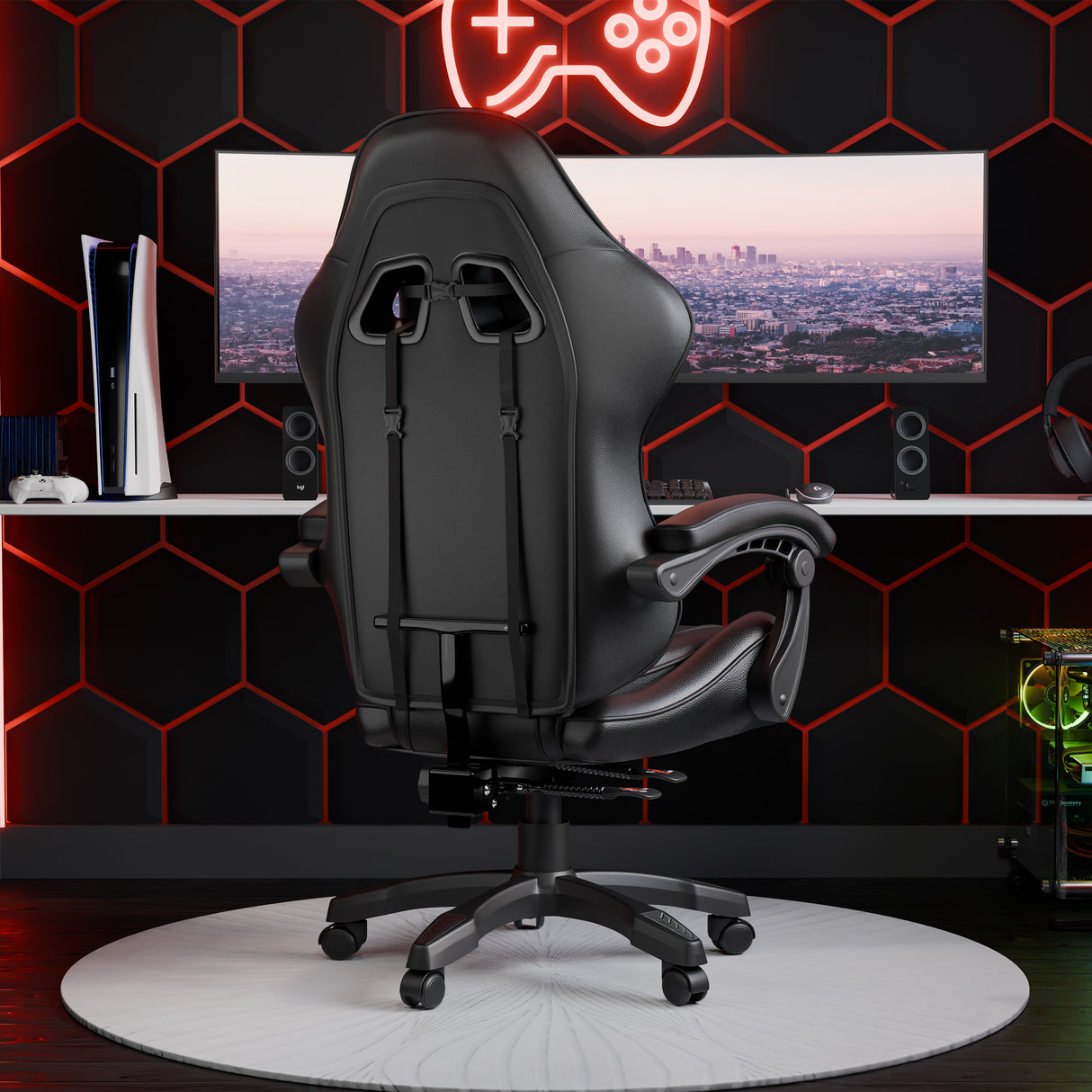 Best gaming chair under £ 100 with ergonomic design and adjustable features.