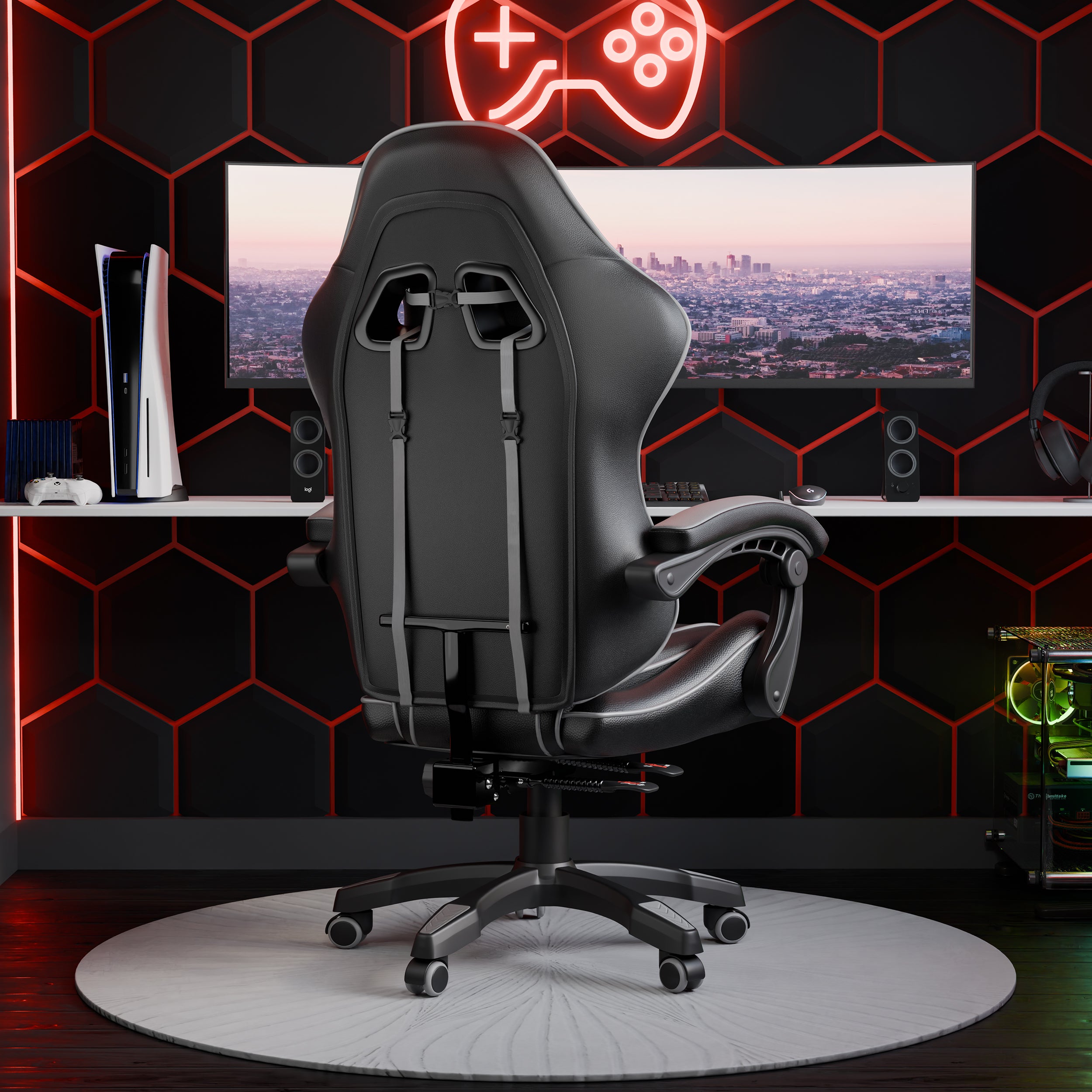 Best gaming chair under 150 with ergonomic design, adjustable features, and lumbar support.