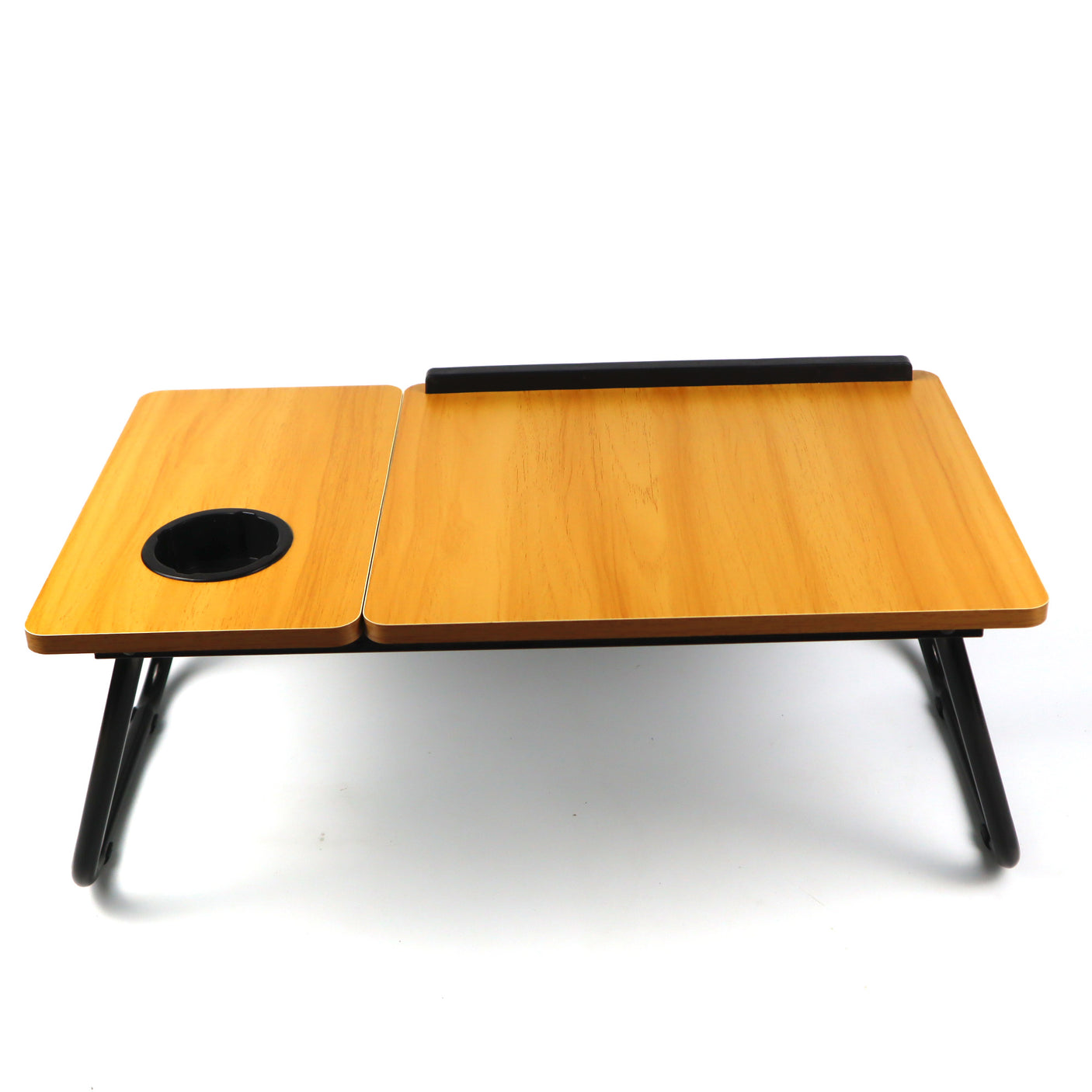 Best pine brown laptop table for bed, offering an adjustable and foldable design for working or relaxing comfortably on your bed.